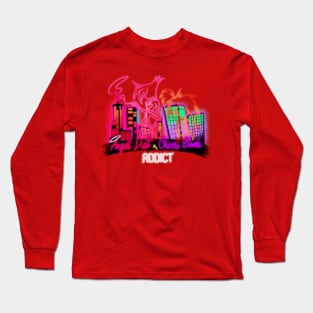 Addict MV Neon Lights Long Sleeve T-Shirt